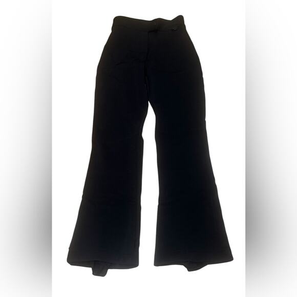AFRC 07428R Black Women's 6 Stretch Ski Pants stirrup gator Flare - Picture 1 of 9